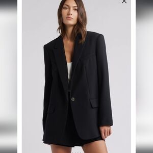 Open Edit Classic Black Blazer